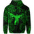 Custom Ophiuchus Zodiac Polynesian Zip Hoodie Unique Style Green LT8 - Polynesian Pride