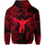 Custom Ophiuchus Zodiac Polynesian Zip Hoodie Unique Style Red LT8 - Polynesian Pride