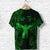 Custom Ophiuchus Zodiac Polynesian T Shirt Unique Style Green LT8 - Polynesian Pride