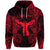 Ophiuchus Zodiac Polynesian Zip Hoodie Unique Style Red LT8 - Polynesian Pride