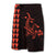 Hawaii Kakau Polynesian Hammerhead Shark Map Board Shorts - Orange - Polynesian Pride