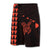 Hawaii Kakau Polynesian Turtle Map Board Shorts - Orange - Polynesian Pride