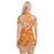 Polynesian Polo Dress Tapa Plumeria Style - Orange LT7 - Polynesian Pride