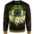 Palau Sweatshirt - Polynesian Gold Patterns Collection Unisex Black - Polynesian Pride