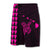 Hawaii Kakau Polynesian Turtle Map Board Shorts - Pink - Polynesian Pride