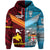 Papua New Guinea Fiji Hoodie Polynesian Tapa Together Bright Color LT8 - Polynesian Pride