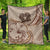 Papua New Guinea Premium Quilt - Hibiscus Flowers Vintage Style Nude - Polynesian Pride