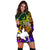 Papua New Guinea Women Hoodie Dress - Rainbow Polynesian Pattern - Polynesian Pride