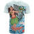 Pohnpei T Shirt Polynesian Girls With Shark - Polynesian Pride