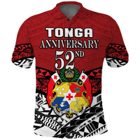 Custom Tonga Polo Shirt Independence Anniversary Special Version 2022 LT14 - Polynesian Pride