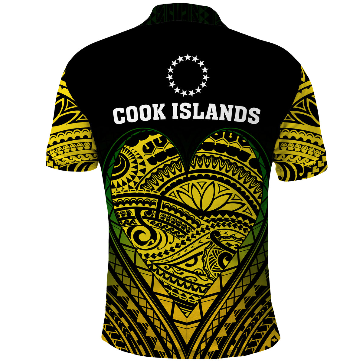 Custom Cook Islands Pattern Polo Shirt Always In My Heart LT13 - Polynesian Pride