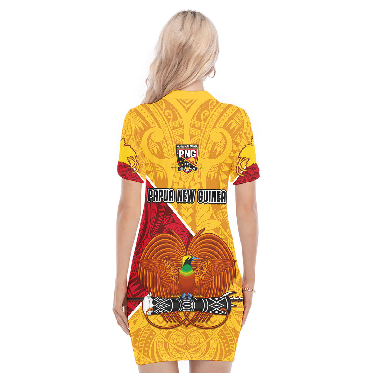 The Kumuls PNG Polo Dress Papua New Guinea Polynesian Dynamic Style LT14 - Polynesian Pride