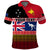 Custom Papua New Guinea Australia Polo Shirt Polynesian PNG and AUS LT13 Unisex Black - Polynesian Pride