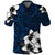 Custom Hawaiian Plumeria Tribal Polynesian Polo Shirt Blue RLT14 Adult Blue - Polynesian Pride