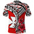 Custom Wallis et Futuna Polo Shirt Polynesian Pattern and Hibiscus Flowers Version Red LT13 Unisex Red - Polynesian Pride