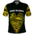 Cook Islands Pattern Polo Shirt Always In My Heart LT13 Unisex Black - Polynesian Pride