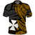 (Custom Text and Number) Wallis and Futuna Polo Shirt Enjoy Polynesian Flowers Version Gold LT13 - Polynesian Pride