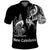 New Caledonia Polo Shirt Emblem Nautilus Shell Version Black LT13 Unisex Black - Polynesian Pride