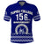 Tonga Tupou College Toloa Polo Shirt 156 Years Anniversary Tongan Ngatu LT13 Blue - Polynesian Pride