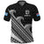 Fiji Sevens Rugby Fijian 7s Black Tapa Polynesian Art Polo Shirt LT14 Black - Polynesian Pride