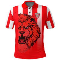 LABASA FA Polo Shirt Football Fijian LT13 Unisex Red - Polynesian Pride