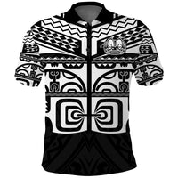 Custom Marquesas Islands Polo Shirt Marquesas Tattoo Black Special LT13 Black - Polynesian Pride
