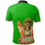 Hawaii All Over Polo Shirt Aloha Hawaii Tiki Statue(Green) - Polynesian Pride