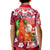 (Custom Personalised) Mele Kalikimaka Polo Shirt KID Christmas Hawaii with Santa Claus LT13 - Polynesian Pride