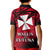 Uvea Chiefdom Wallis et Futuna Polo Shirt KID Polynesian Pattern and Flag LT13 - Polynesian Pride