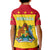 Custom Grenada Polo Shirt KID Power Grenada Mix Coat Of Arms LT13 - Polynesian Pride