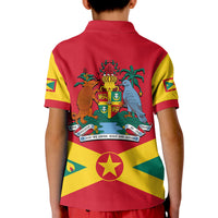 Grenada Polo Shirt KID Keep Calm and Love Grenada LT13 - Polynesian Pride