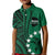 Cook Islands Mitiaro Polynesian Polo Shirt KID LT6 Unisex Green - Polynesian Pride