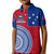 Tuamasaga Samoa Polo Shirt KID Polynesian Pattern LT13 Unisex Red - Polynesian Pride