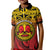 Marquesas Islands Polo Shirt KID Mata Tiki Polynesian Pattern LT13 Unisex Yellow - Polynesian Pride