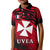 Uvea Chiefdom Wallis et Futuna Polo Shirt KID Polynesian Pattern and Flag LT13 Unisex Red - Polynesian Pride