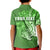 (Custom Personalised) Hammerhead shark Polo Shirt KID Polynesian Green Style LT6 - Polynesian Pride