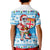 Fiji Christmas Polo Shirt KID Cool Santa Claus LT6 - Polynesian Pride