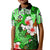 (Custom Personalised) Hammerhead shark Polo Shirt KID Hawaii Style Green LT6 Unisex Green - Polynesian Pride