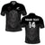 (Custom Text and Number) New Zealand Tiki Rugby Polo Shirt NZ Maori Koru Pattern Ver.01 LT14 Black - Polynesian Pride