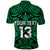 (Custom Text and Number) New Zealand Silver Fern Rugby Polo Shirt All Black Green NZ Maori Pattern LT13 - Polynesian Pride