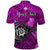 Custom The Shaka Hawaii Polo Shirt Tropical Flowers Purple Version LT13 - Polynesian Pride