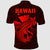 Custom Hawaii Polo Shirt Kakau Kanaka Maoli Combine Polynesian Shark Ver.06 LT14 - Polynesian Pride