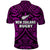 New Zealand Silver Fern Rugby Polo Shirt All Black Purple NZ Maori Pattern LT13 - Polynesian Pride