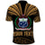 Custom Samoa Tatau Polo Shirt Gold Polynesian Ula Nifo LT13 - Polynesian Pride