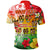 Custom Aloha Poly Fest Polo Shirt Polynesian Pattern With Tropical Flowers LT14 - Polynesian Pride