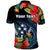 Custom Kosrae State Polo Shirt FSM Hibiscus Flowers Mix Polynesian LT14 - Polynesian Pride