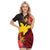 (Custom Personalised) Papua New Guinea Polo Dress Bird of Paradise Ver.02 LT13 Black - Polynesian Pride