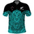 New Zealand Tiki Rugby Polo Shirt NZ Maori Koru Pattern Ver.02 LT14 Turquoise - Polynesian Pride