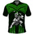 Custom Hawaii Polo Shirt Hawaiian Warrior With Weapon Polynesian Ver.03 LT14 Green - Polynesian Pride