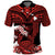 Custom Hawaii Polo Shirt Kakau Polynesian Crab With Waves Ver.03 LT14 Red - Polynesian Pride